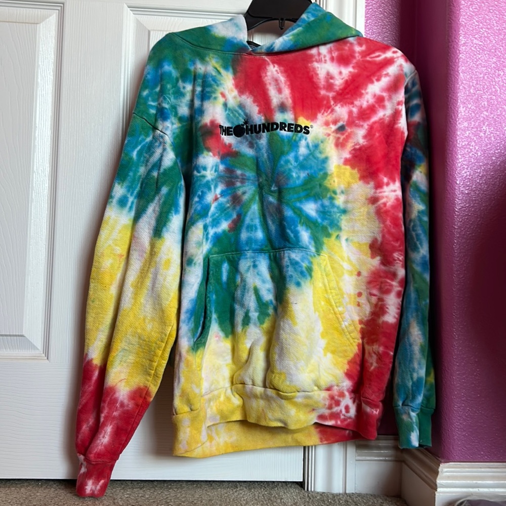 The Hundreds tie dye hoodie